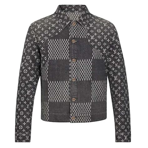 louis vuitton damier jacket men's|louis vuitton denim jacket.